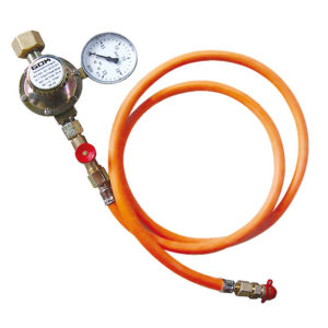 Bild 1 von Raku Zubehör  / (Ausstattung) Flaschenanschluss (komplett mit Druckregler und Manometer)